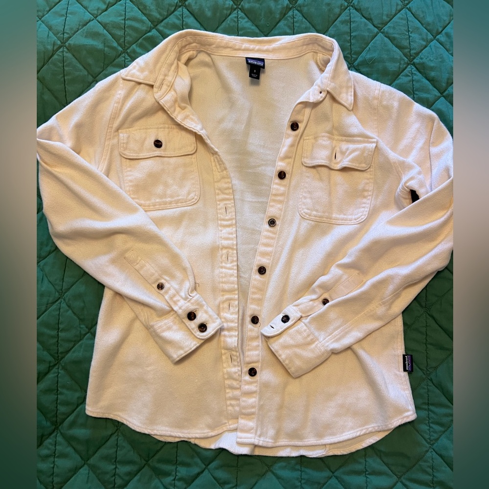 Patagonia Cream Organic Cotton button up